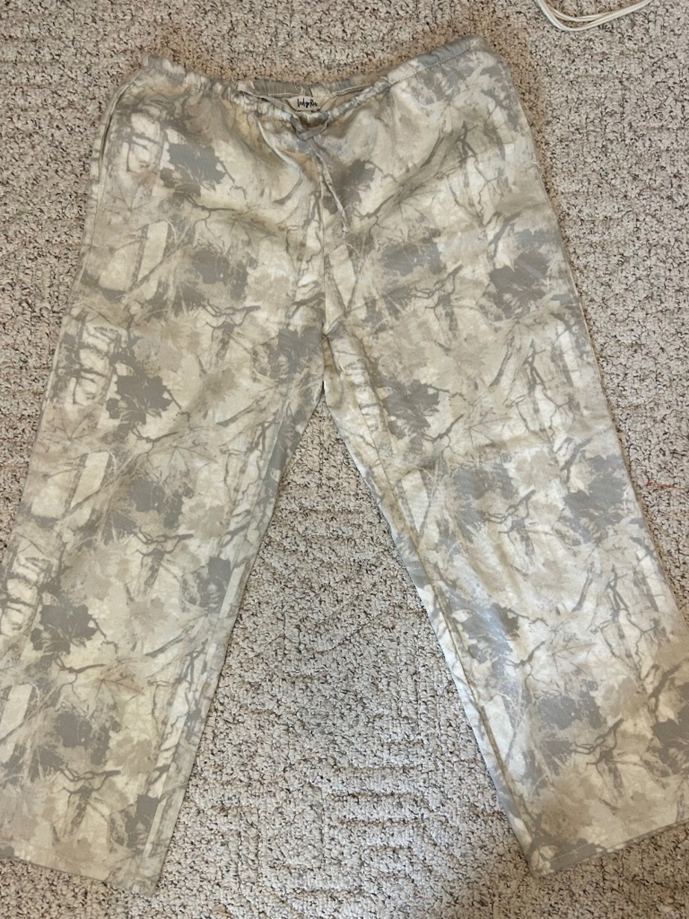 Indigo Rein Camo Cotton Tencel Wide Leg Lounge Pants XL